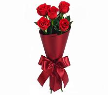 Букет 5 Красных роз Эдлесс Лав в Бобровский