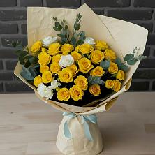 Букет цветов из:  Розы в Бобровский