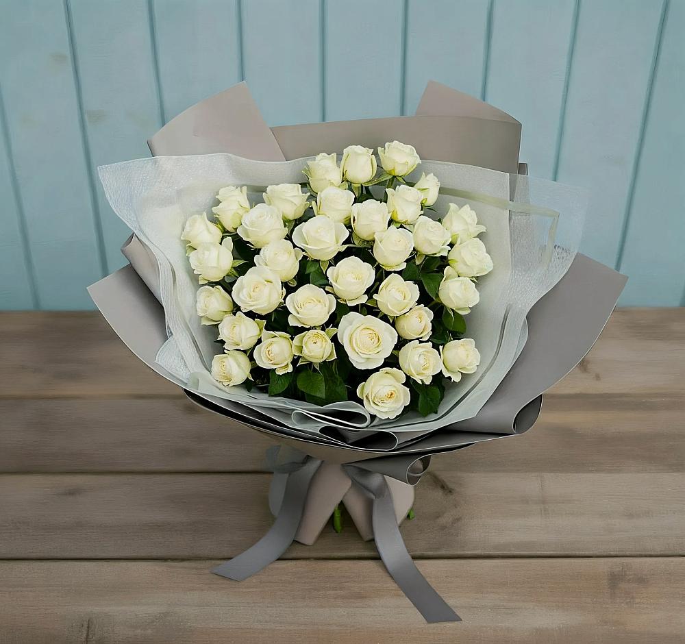 Букет Белоснежная нежность в Бобровский