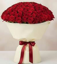 Букет 101 Красная роза Милано в Бобровский