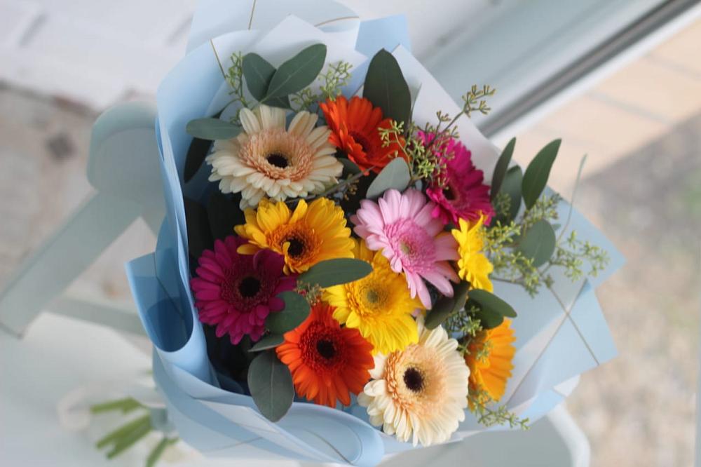 Букет цветов из: Герберы в Бобровский