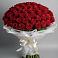 Букет 101 Красная роза Блэк Мэджик в Бобровский