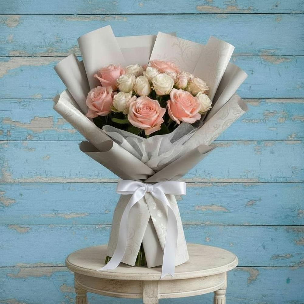 Букет цветов из: Розы в Бобровский