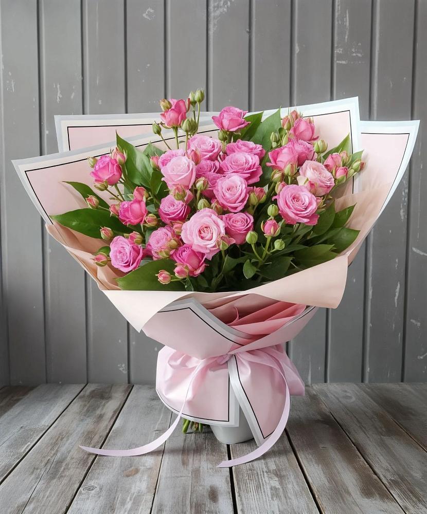 Букет Розовый кустик в Бобровский