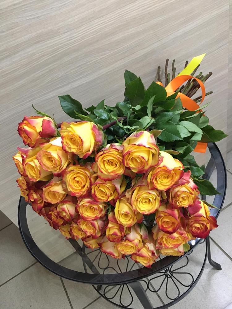 Букет Желтые розы в Бобровский