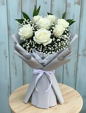 Букет цветов из:  Розы в Бобровский