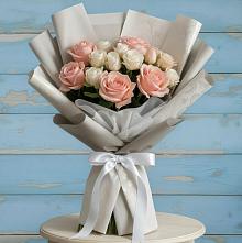 Букет цветов из:  Розы #REPLACE_PRED# Бобровский