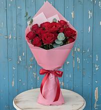 Букет цветов из:  Розы в Бобровский