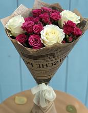 Букет цветов из:  Розы в Бобровский