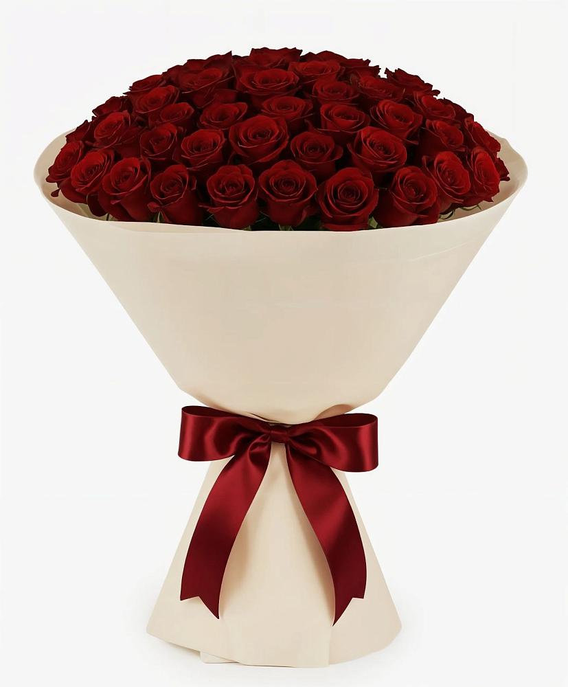 Букет 101 Бордовая роза Блэк Бакарра в Бобровский