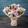 Букет цветов из: Хризантемы, Альстромерии и Розы в Бобровский
